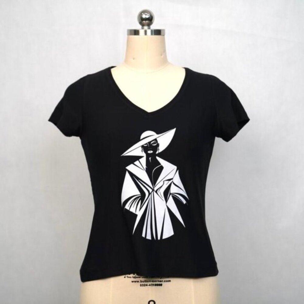 T-shirt Crop Top Women's Casual Slim Fit